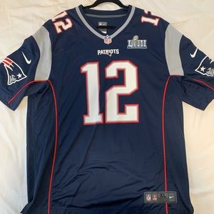 Men’s Tom Brady super Bowl 53 Nike Jersey